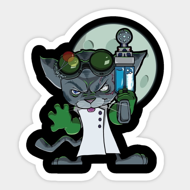 Evil Cat Sticker by TopStyleTrends